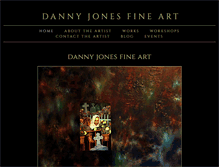 Tablet Screenshot of dannyjonesartwork.com